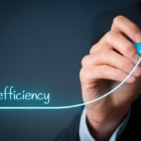 Efficient business strategy graphic