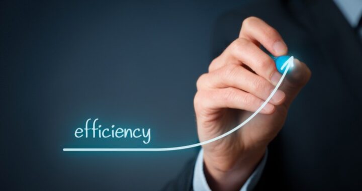 Efficient business strategy graphic